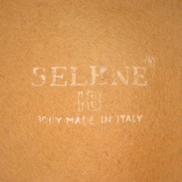 SELENE for Leslie James Milliners Vintage 50's/60's Camel Fur Felt Fedora Hat - Picture 8 of 10